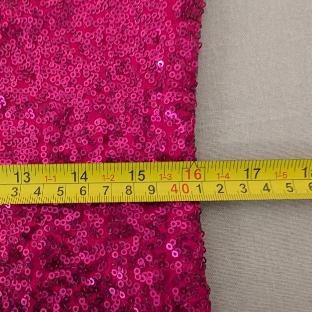 Barbiecore Hot Pink Belle du Jour Sequin Dress Size Medium - Picture 6 of 10